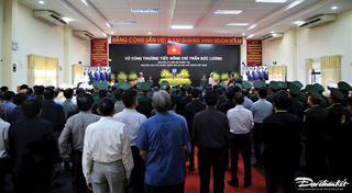 Lễ truy điệu nguyên Chủ tịch nước Trần Đức Lương tại quê nhà Quảng Ngãi