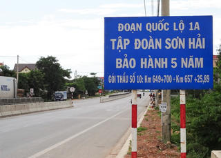 Một tập đoàn cam kết bảo hành 10 năm các gói thầu đường cao tốc