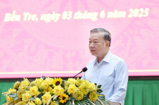 Tổng Bí thư Tô Lâm làm việc với Tỉnh ủy Bến Tre, Trà Vinh và Vĩnh Long