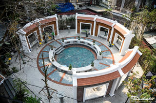 Độc đáo khu vui chơi cải tạo từ 'giếng làng' giữa lòng Thủ đô