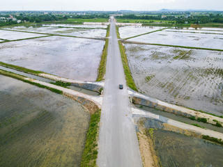 Hình hài tuyến đường hơn 1.000 tỷ đồng, đang vướng 0,75km mặt bằng