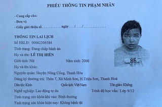 Bắt giữ nữ tù nhân trốn trại giam