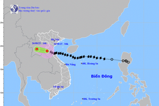 Bão số 5 suy yếu thành áp thấp nhiệt đới, đề phòng gió mạnh và mưa lớn