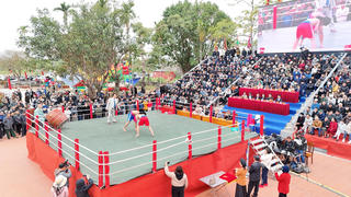 Hải Phòng: Sôi nổi lễ hội “Vật cổ truyền làng Vĩnh Khê”