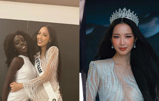Á hậu Bảo Ngọc rạng rỡ cùng thí sinh Hoa hậu Liên lục địa 2022