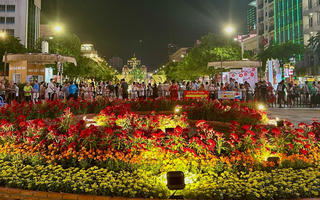 TP Hồ Chí Minh khai mạc Đường hoa Nguyễn Huệ Tết Ất Tỵ