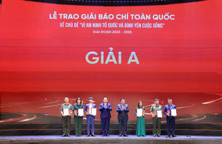Bộ Công an tổ chức Lễ trao Giải báo chí “Vì An ninh Tổ quốc và bình yên cuộc sống” giai đoạn 2023-2025