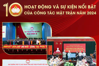 10 hoạt động và sự kiện nổi bật của công tác Mặt trận trong năm 2024