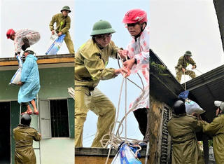 Quảng Nam: Ảnh hưởng của cơn bão số 6, nhiều nhà tốc mái, cây cối ngã đổ