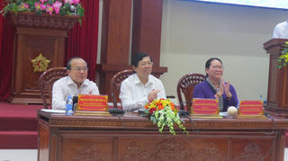 Tổng kết công tác Mặt trận cụm thi đua các tỉnh Bắc sông Hậu