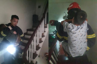 Hà Nội: Kịp thời cứu 7 người thoát khỏi đám cháy trong đêm