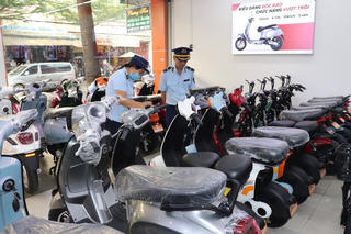 Đắk Lắk: Tạm giữ 68 xe đạp điện hiệu HAMACHI vi phạm