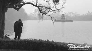 Hồ Gươm mùa sương