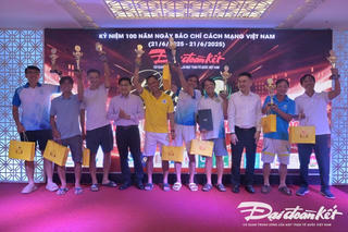 Bế mạc giải Quần vợt Báo Đại Đoàn Kết lần I – 2025: Sôi nổi, hào hứng và mang lại nhiều kỷ niệm đẹp cho các vận động viên và khán giả