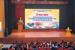 Bắc Giang phát động ủng hộ hỗ trợ xóa nhà tạm, nhà dột nát cho hộ nghèo