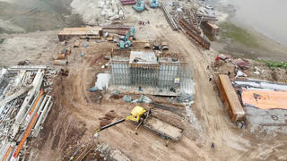 Phú Thọ: Dự án Cầu Phong Châu đảm bảo tiến độ, dần thành hình