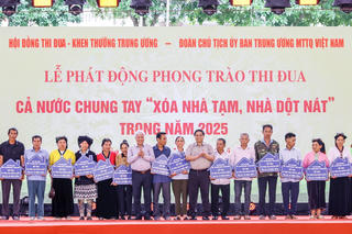 337 tỷ đồng ủng hộ phong trào thi đua cả nước chung tay 'Xóa nhà tạm, nhà dột nát'