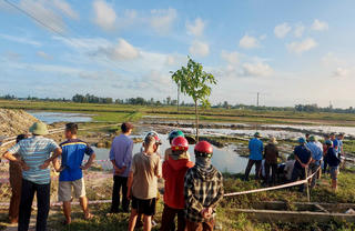 Hà Tĩnh: Một thai phụ đuối nước thương tâm tại hố nước của công trình
