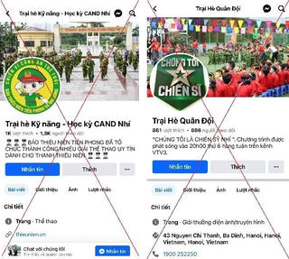 Cảnh giác lừa đảo đăng ký trại hè Công an nhân dân, Quân đội nhân dân