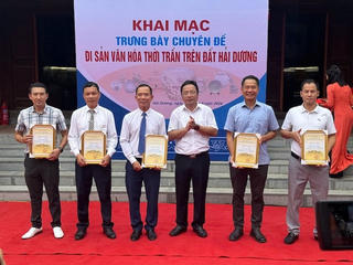 Trưng bày ‘Di sản văn hóa thời Trần trên đất Hải Dương’