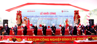 Lạng Sơn: Khởi công dự án cụm công nghiệp hơn 677 tỷ đồng