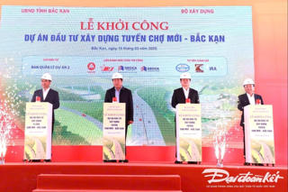 Khởi công Dự án đầu tư xây dựng tuyến cao tốc Chợ Mới - Bắc Kạn