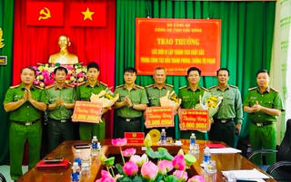 Đắk Nông: Trao thưởng các đơn vị truy bắt nhanh đối tượng cướp giật tài sản