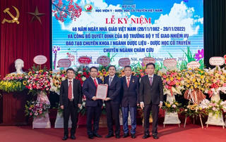 Học viện Y – Dược học cổ truyền Việt Nam mở mới 2 ngành đào tạo sau đại học