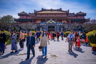 Du khách đến Huế trong dịp Tết Nguyên đán tăng mạnh