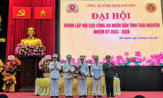 Đại tá Nguyễn Văn Vui được bầu làm Chủ tịch Hội Cựu CAND tỉnh Thái Nguyên