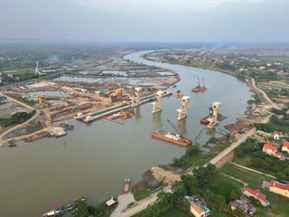 [Ảnh]: Cận cảnh dự án thủy lợi hơn 1.600 tỷ đồng ở Thanh Hóa sau 2 năm thi công