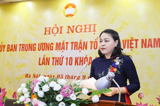 Hoàn thiện nội dung dự thảo văn bản trình Đại hội MTTQ Việt Nam lần thứ X