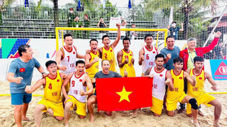 SEA Games 31: Đội tuyển bóng ném bãi biển nam đem về 1 HCV cho Đoàn thể thao Việt Nam