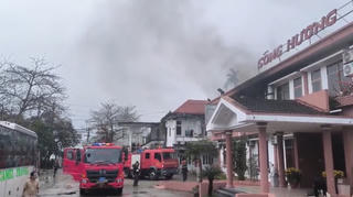 Huế: Cháy tại khách sạn Sông Hương