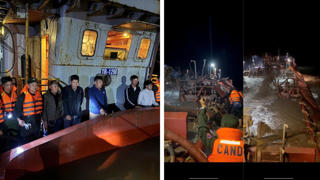 Nam Định: Tuồn cát lậu vào chân công trình xây dựng Cụm công nghiệp