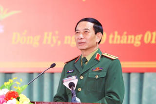 Đại tướng Phan Văn Giang thăm, chúc Tết tại Thái Nguyên