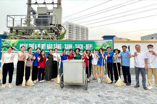 Mặt trận khơi mạch xanh cho đô thị Mỹ Hào