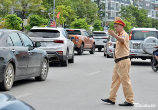Quảng Ninh: Lực lượng CSGT ứng trực đảm bảo an toàn dịp nghỉ lễ 2/9