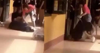 Hà Nội: Công an xác minh clip 'cô giáo túm áo, kéo lê học sinh'