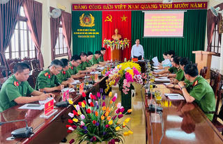 Kiểm tra, giám sát về công tác đặc xá tại Trại giam Đắk Trung