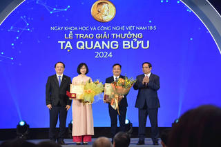 Giải thưởng Tạ Quang Bửu năm 2024: Vinh danh hai nhà khoa học có nghiên cứu xuất sắc