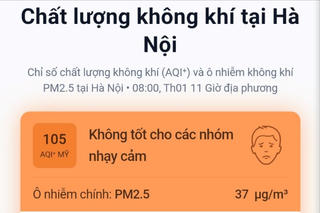 Chất lượng không khí Hà Nội: 'Không tốt cho các nhóm nhạy cảm'