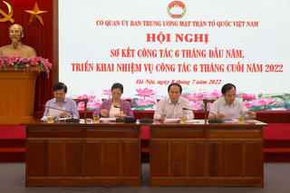 Cơ quan UBTƯ MTTQ Việt Nam triển khai nhiệm vụ 6 tháng cuối năm 2022