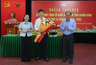 Mặt trận tỉnh Quảng Bình có tân Phó Chủ tịch