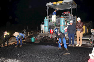 Xuyên đêm trong giá rét thực hiện dự án cao tốc Tuyên Quang - Phú Thọ