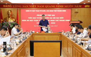 Tuyên truyền, tạo sức lan tỏa mạnh mẽ của Đại hội Đảng bộ MTTQ, các đoàn thể Trung ương lần thứ I