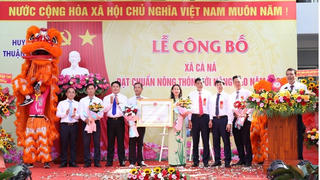 Ninh Thuận: Xã Cà Ná đạt chuẩn nông thôn mới nâng cao