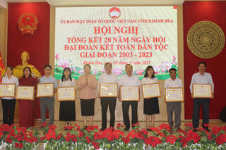 Khánh Hòa tổng kết 20 năm Ngày hội Đại đoàn kết dân tộc giai đoạn 2003 – 2023