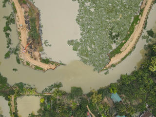 Vụ vỡ bờ sông ở Thanh Hóa: Yêu cầu nhà máy gạch khắc phục