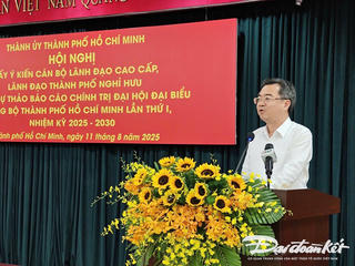 TPHCM: Lấy ý kiến lãnh đạo  nghỉ hưu góp ý xây dựng báo cáo chính trị